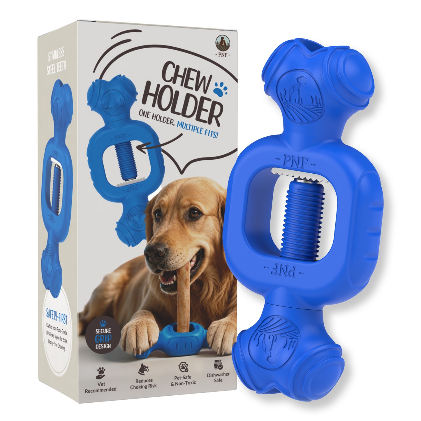 PNF Universal Chew Holder - Blue