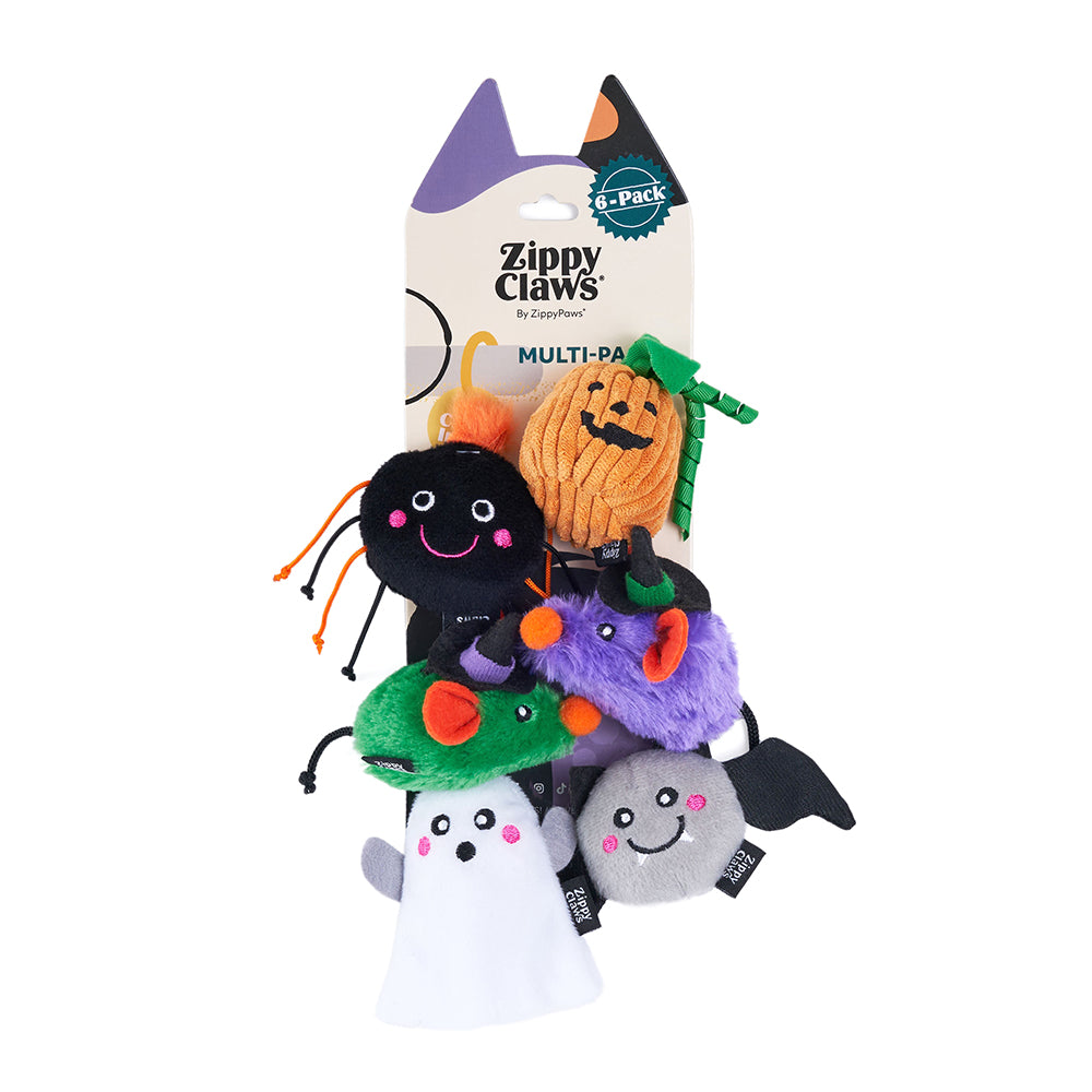 ZippyClaws Halloween 6-Pack - Haunted Critters by ZippyPaws