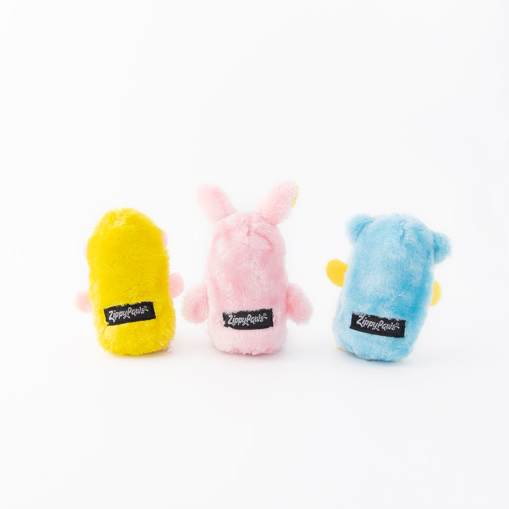 Squeakie Buddies - 3-Pack (Bear, Bunny, Monkey) by ZippyPaws