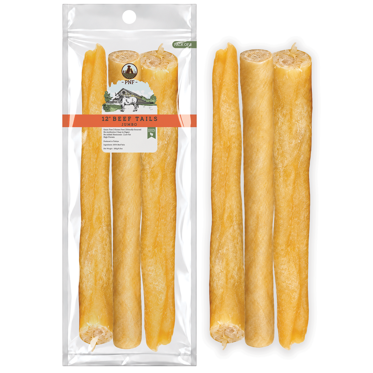 12" Beef Tails Jumbo