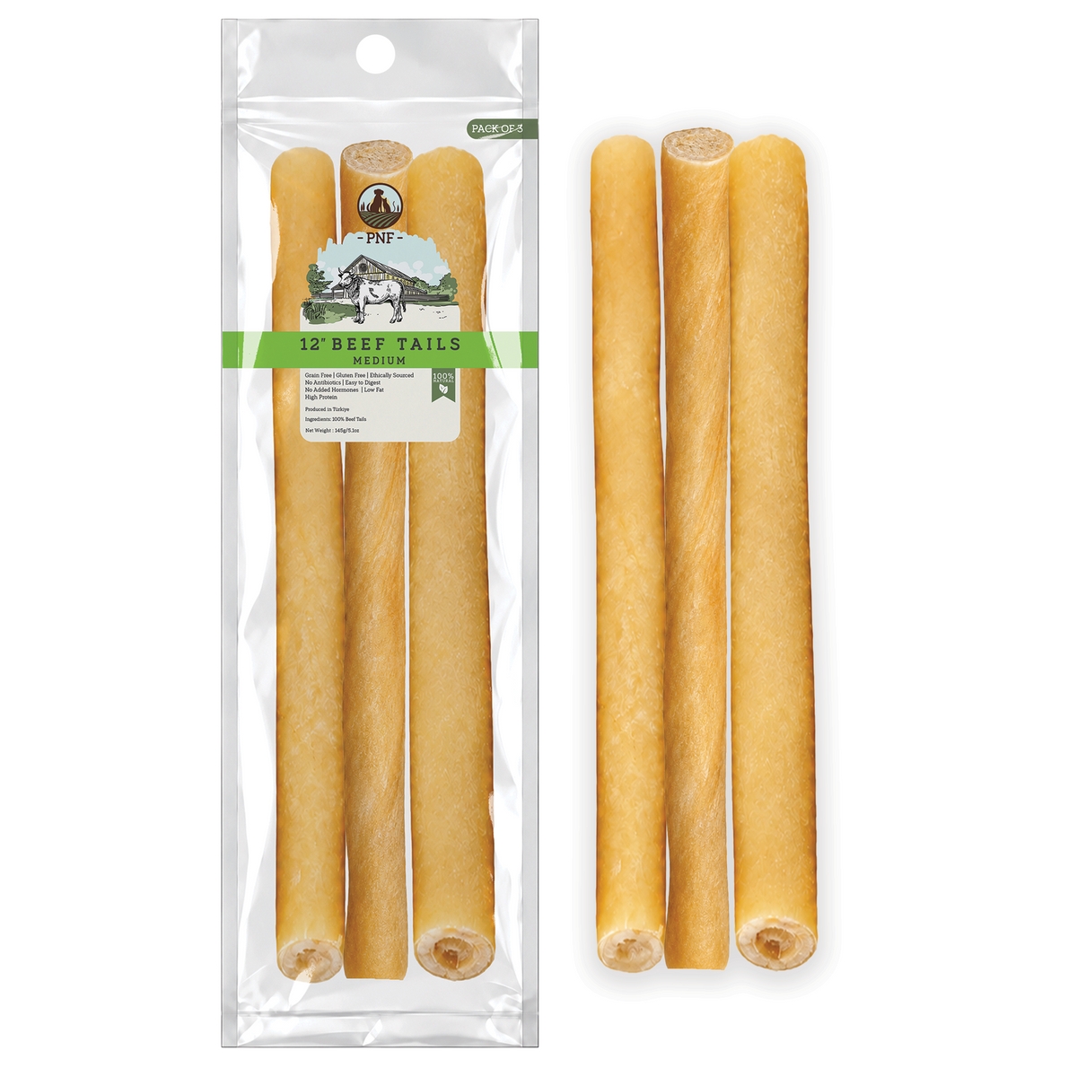 12" Beef Tails Medium