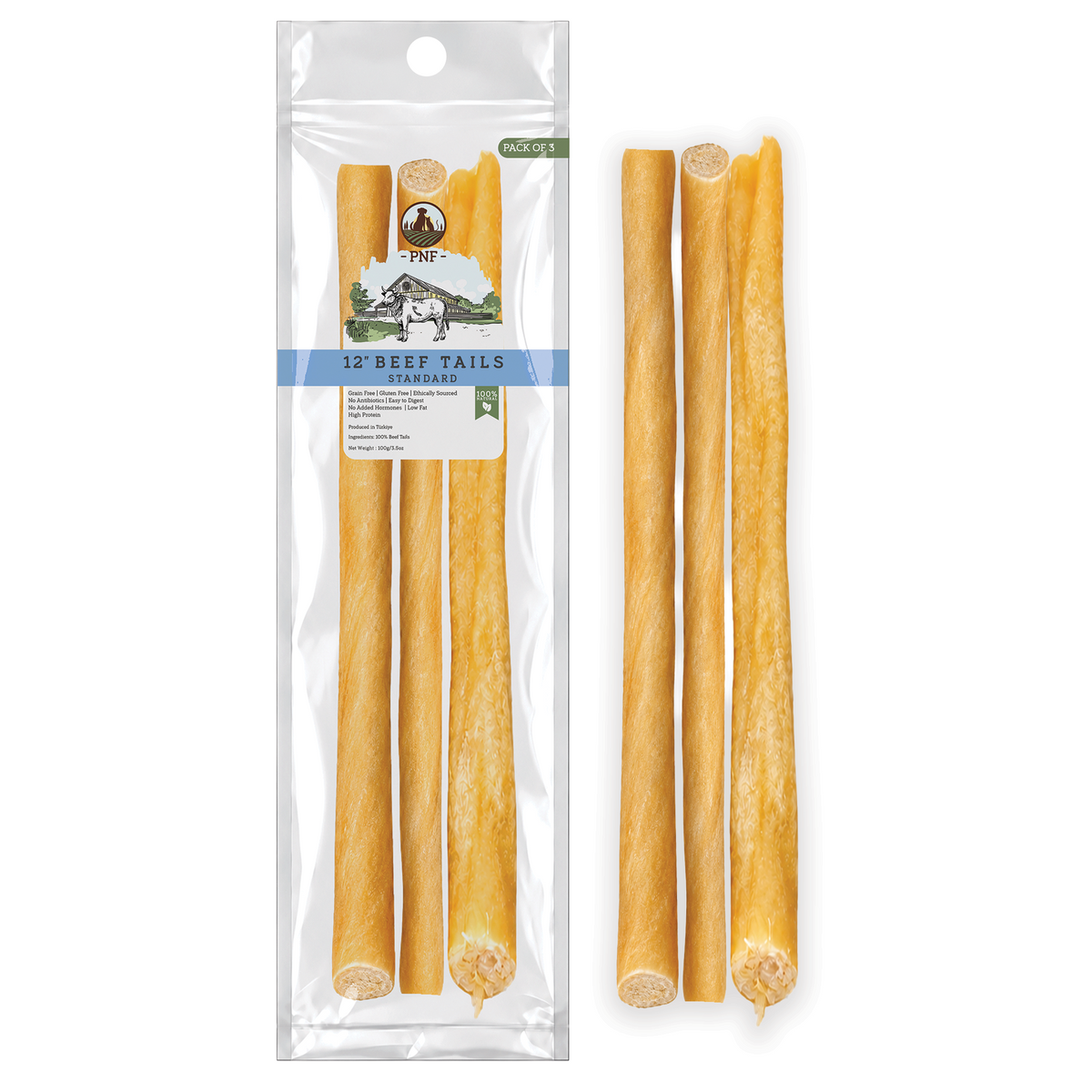 12" Beef Tails Standard