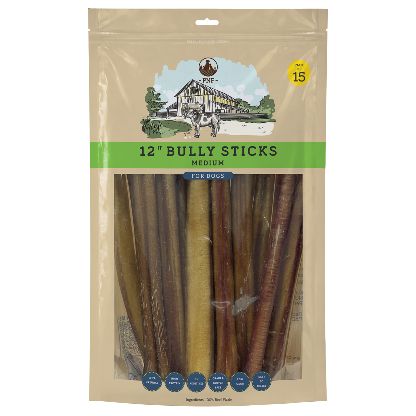 12" Bully Stick Medium