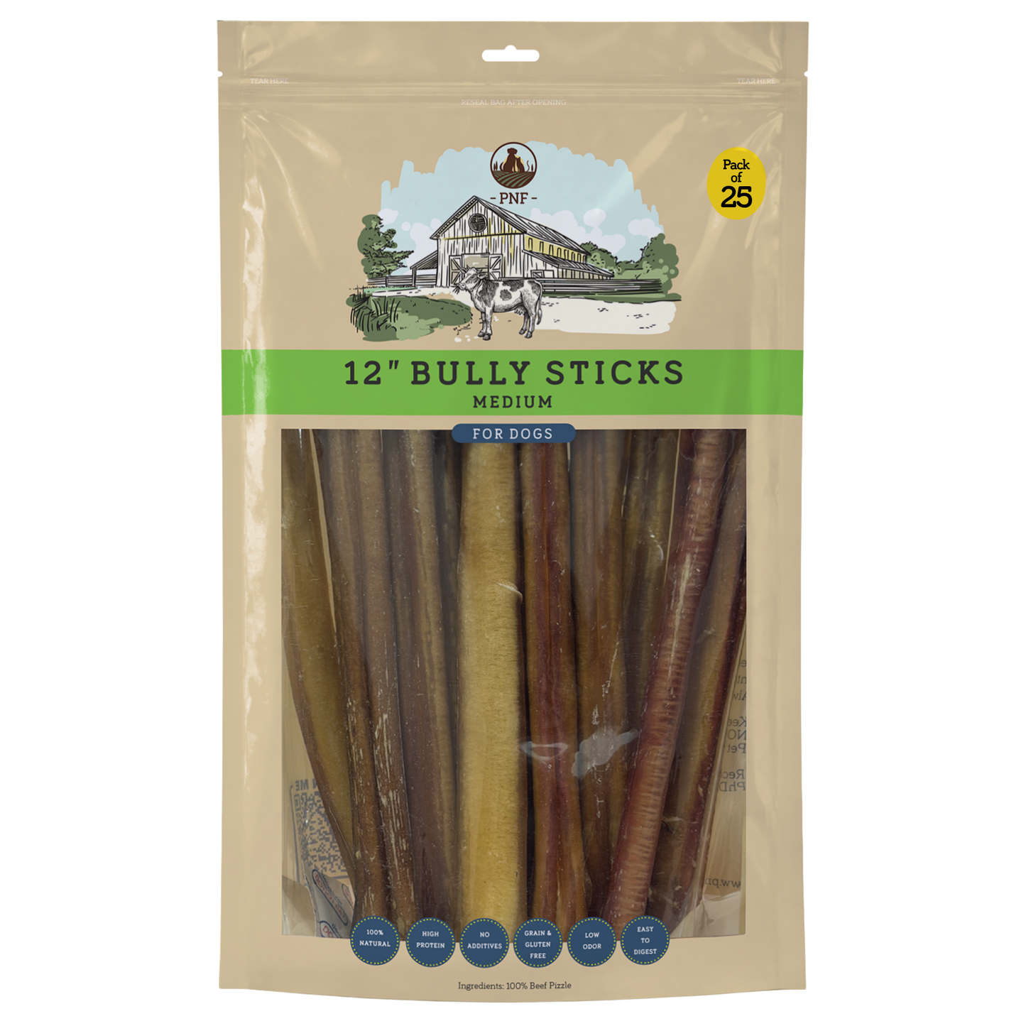 12" Bully Stick Medium