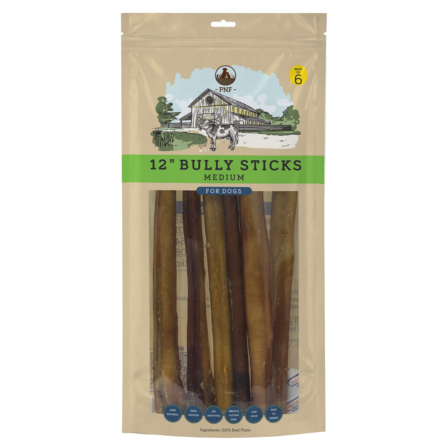 12" Bully Stick Medium