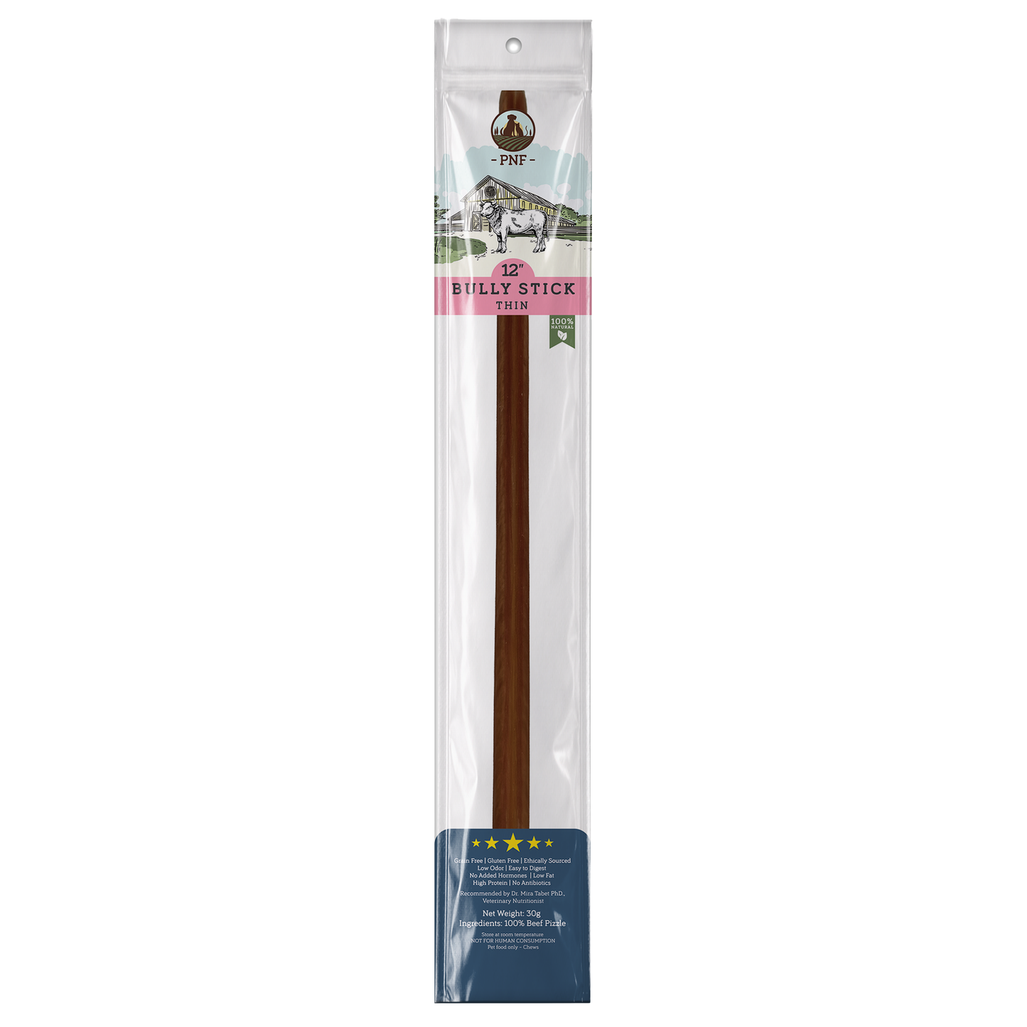 12" Bully Stick Thin