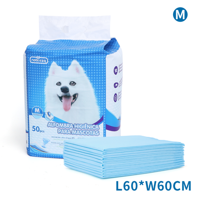 Pee Pads WITHOUT Adhesive- 60 x 60 cm - Pack of 50 pads