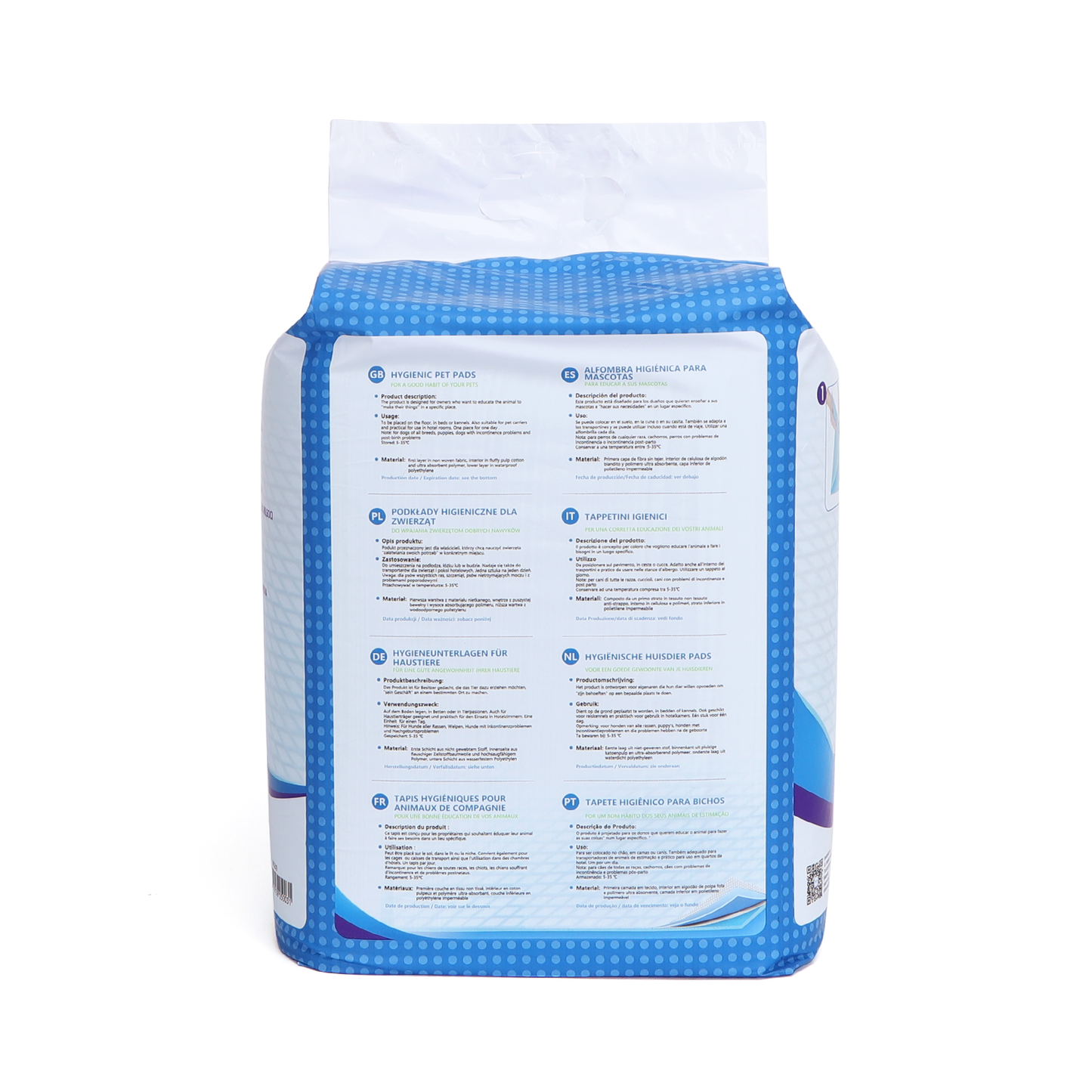 Pee Pads WITHOUT Adhesive- 60 x 60 cm - Pack of 50 pads
