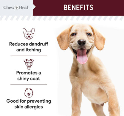 Savory Lamb Omega Skin & Coat Supplement for Dogs