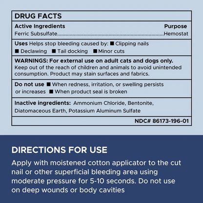 Styptic Powder for Wound Care, 1.5 oz