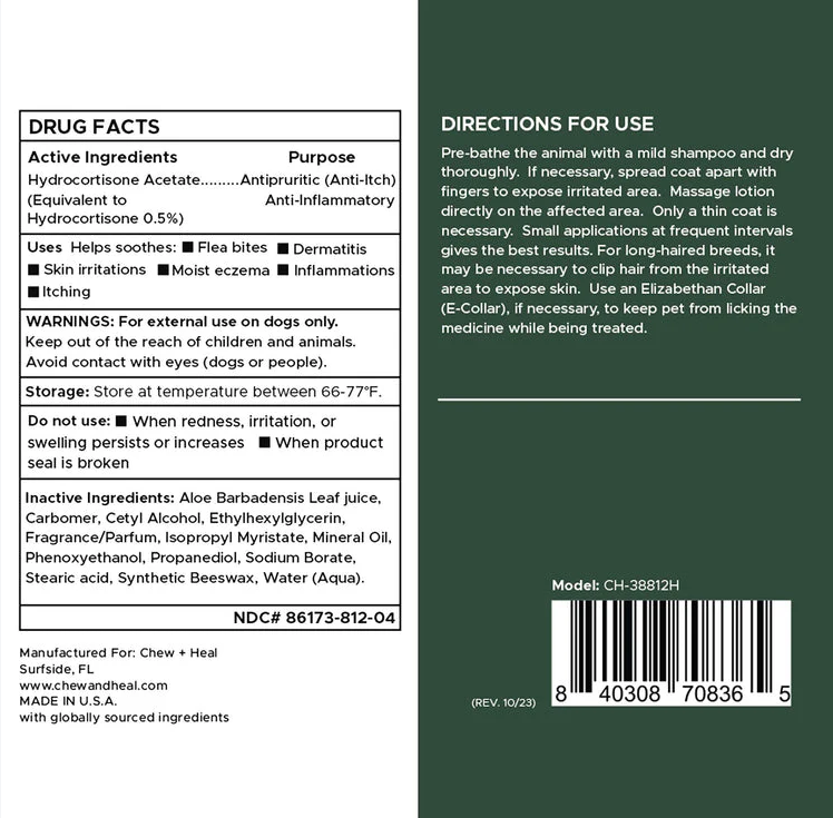 Hydrocortisone Lotion, 4 oz