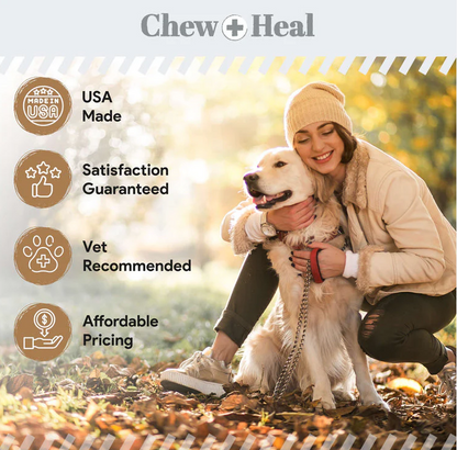 Peanut Butter Omega Skin + Coat Supplement for Dogs