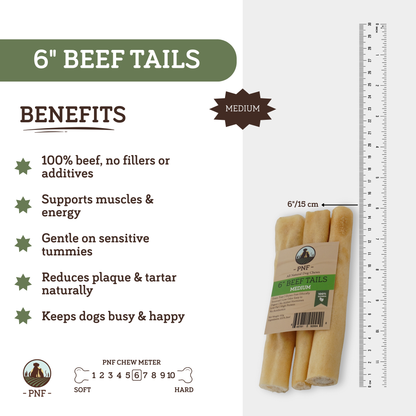 6" Beef Tails Medium