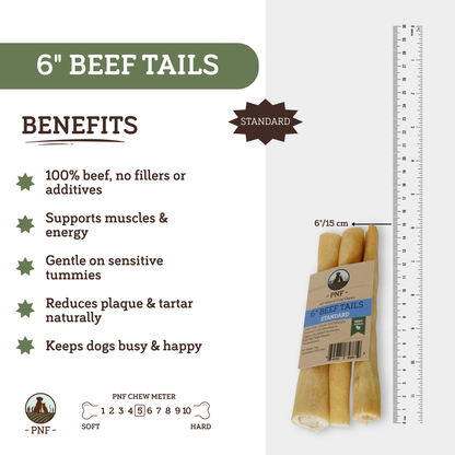6" Beef Tails Standard