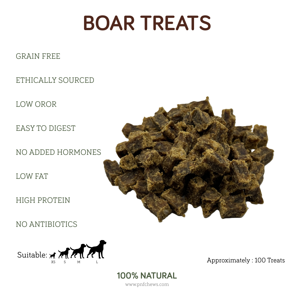 Boar Treats 100g
