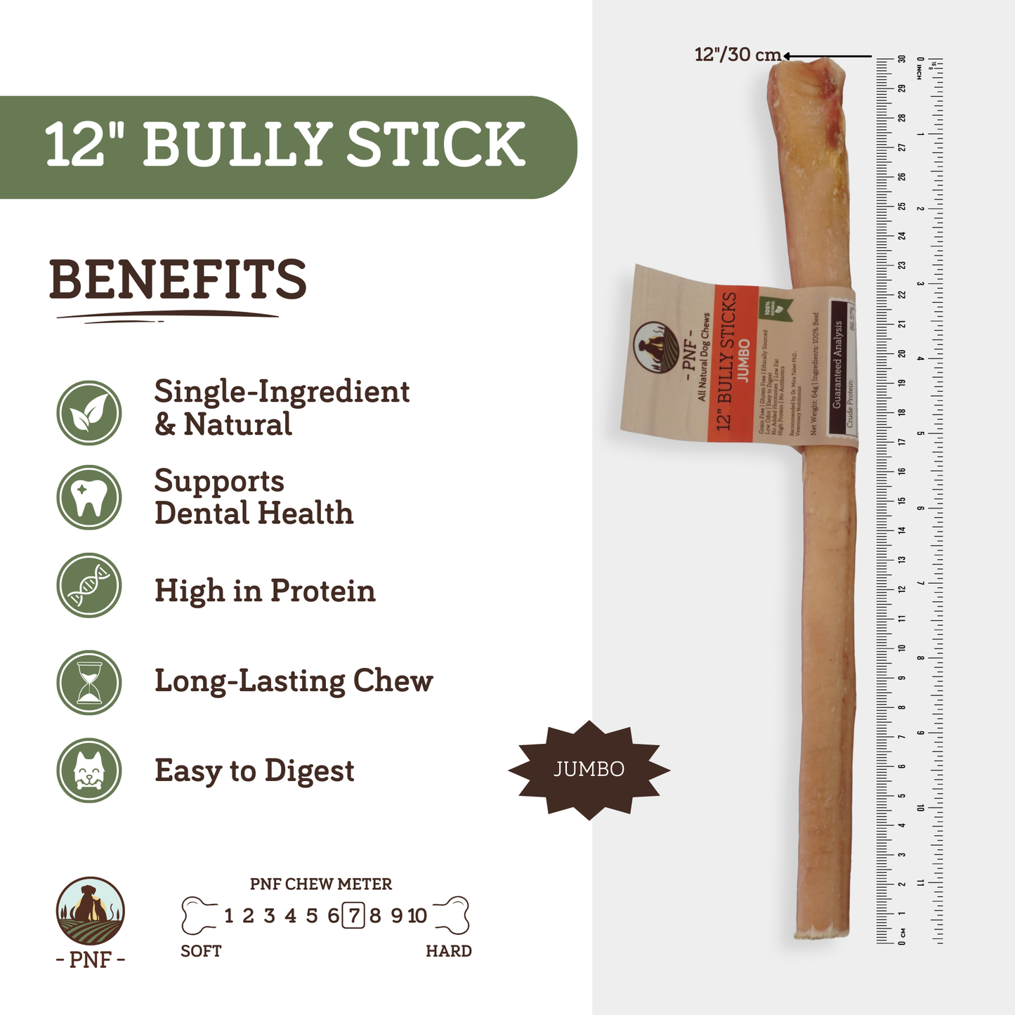 12" Bully Stick Jumbo