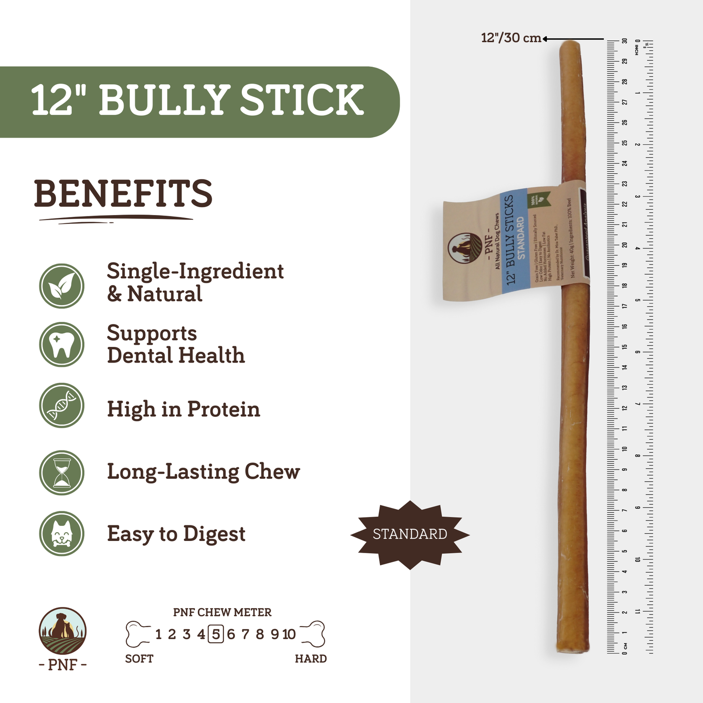 12" Bully Stick Standard