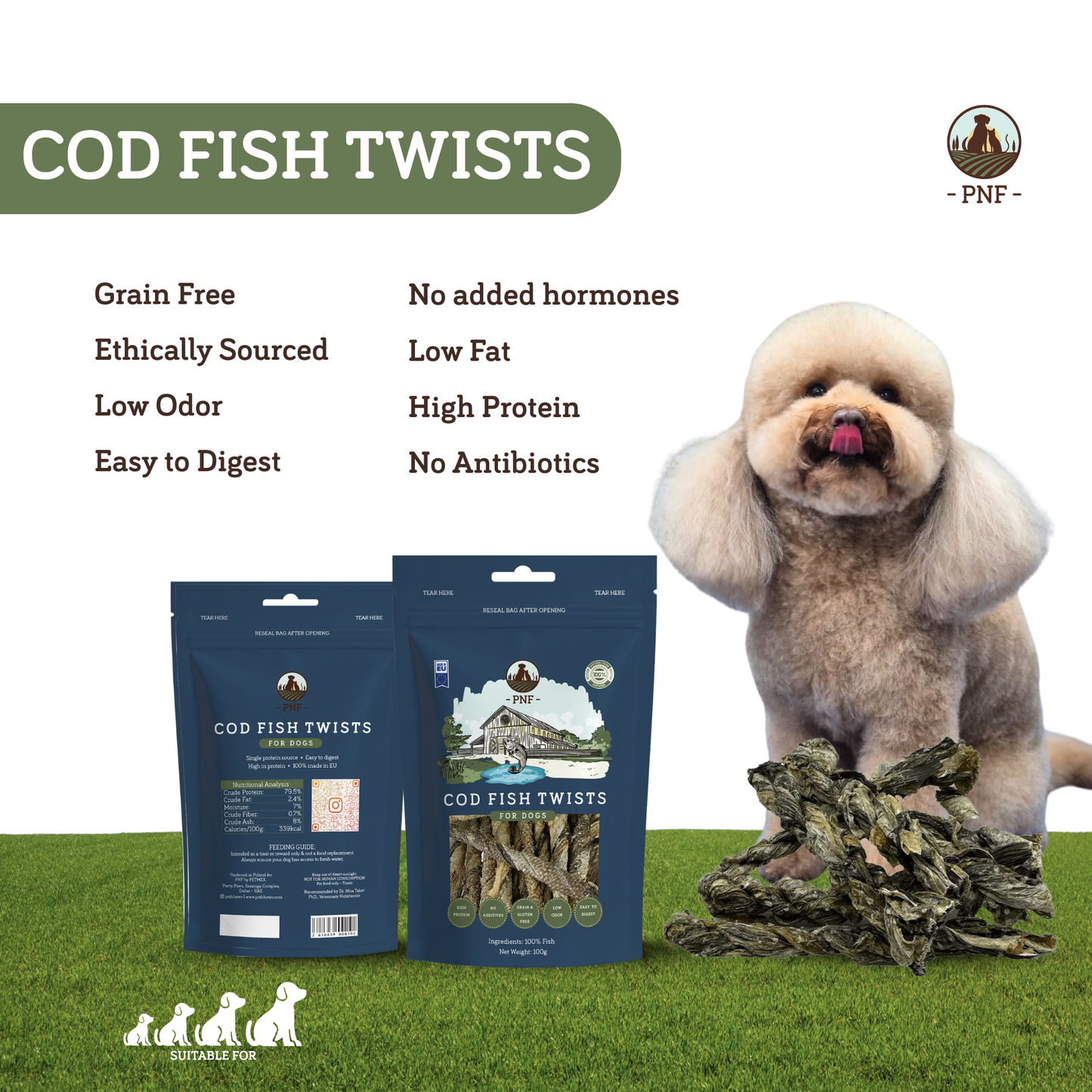 Cod Fish Twists 85g