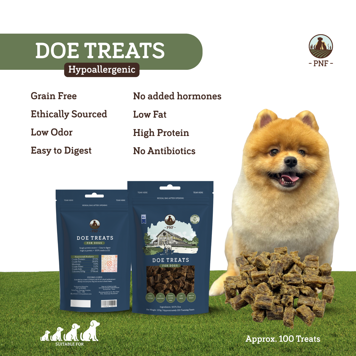Doe Training Treats 100g
