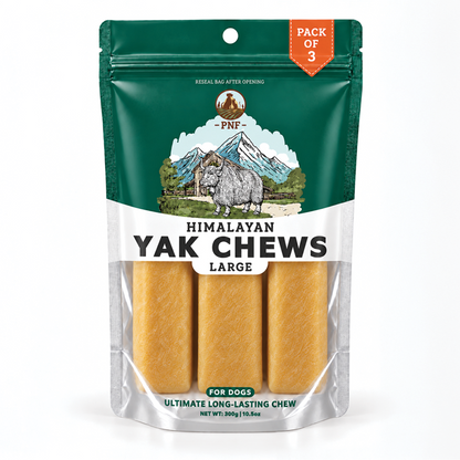 Himalayan Yak Chews – Large – Pack of 3 (300g)