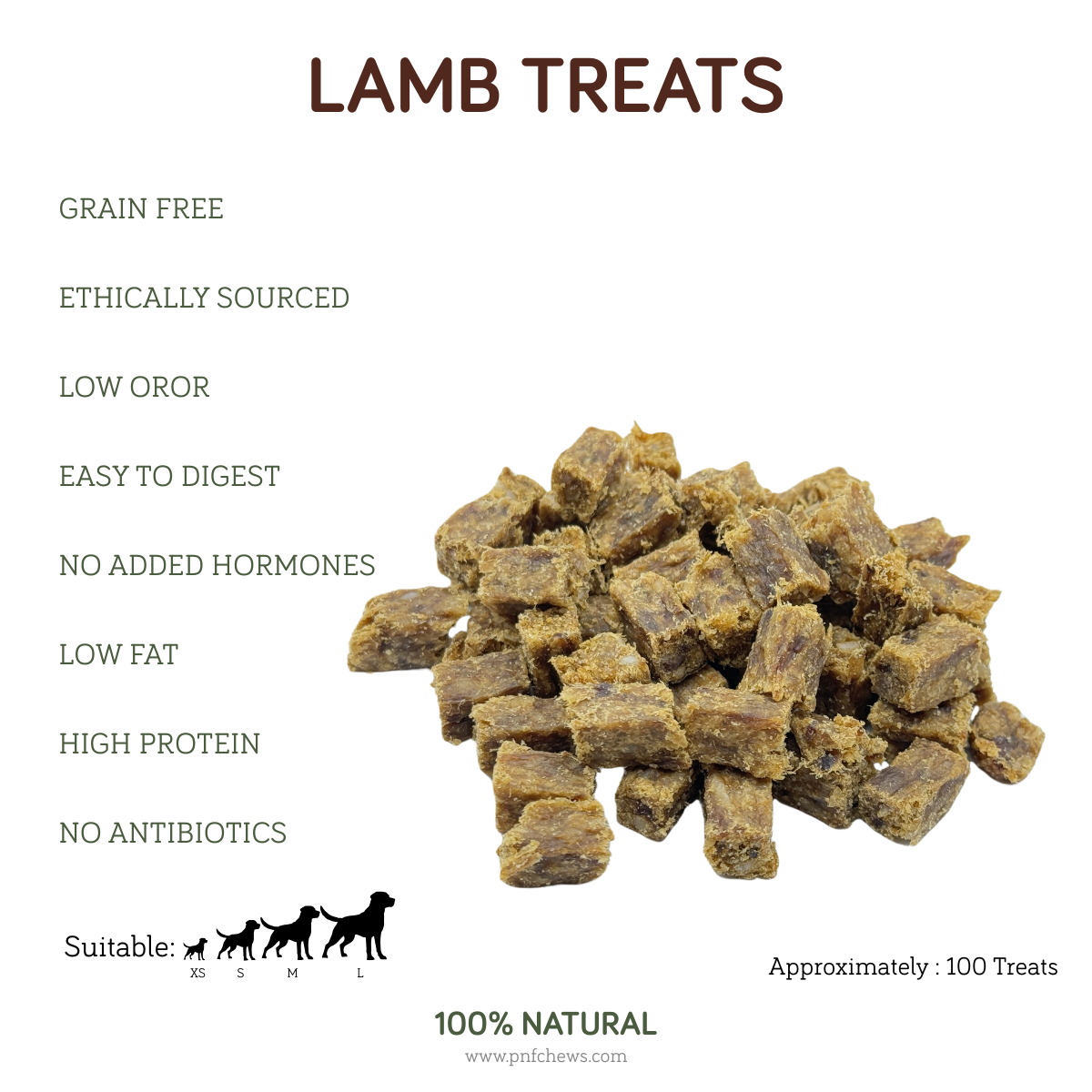 Lamb Treats 100g