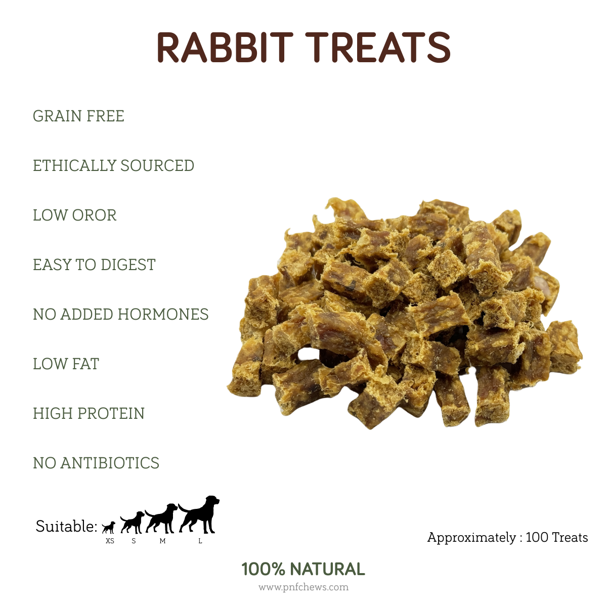 Rabbit Treats 100g