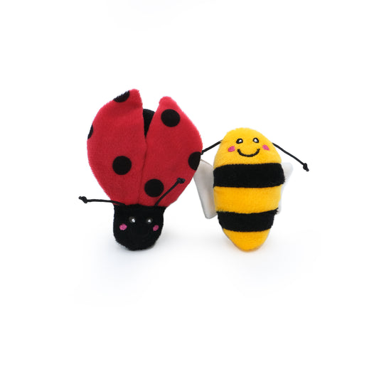 ZippyClaws 2-Pack - Ladybug and Bee by ZippyPaws