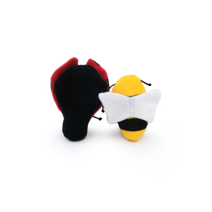 ZippyClaws 2-Pack - Ladybug and Bee by ZippyPaws