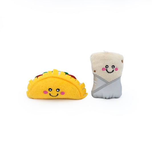 ZippyClaws NomNomz - Taco and Burrito by ZippyPaws