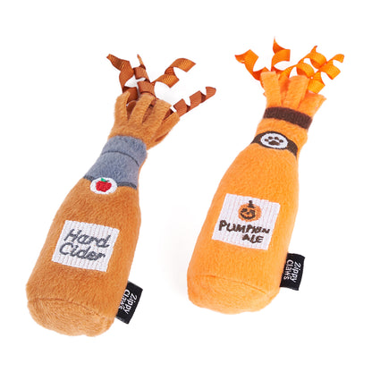 ZippyClaws Halloween Catnip Crusherz 2- Pack - Hard Cider & Pumpkin Ale by ZippyPaws