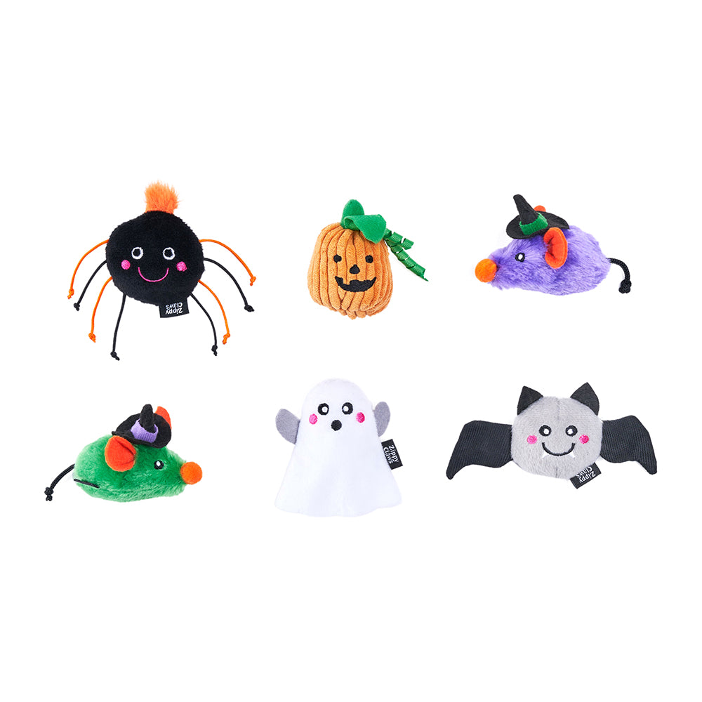 ZippyClaws Halloween 6-Pack - Haunted Critters by ZippyPaws