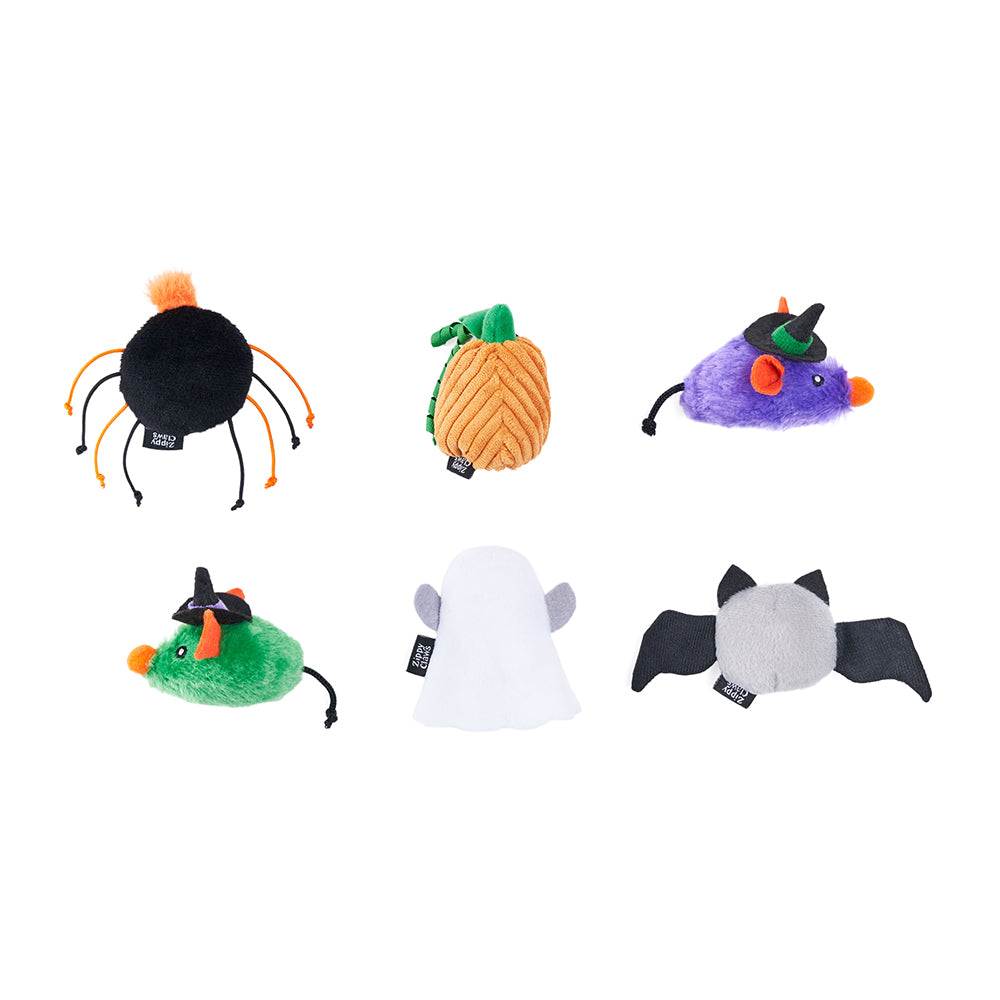 ZippyClaws Halloween 6-Pack - Haunted Critters by ZippyPaws