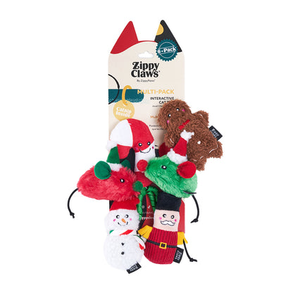 ZippyClaws Holiday 6-Pack - Festive Cheer by ZippyPaws