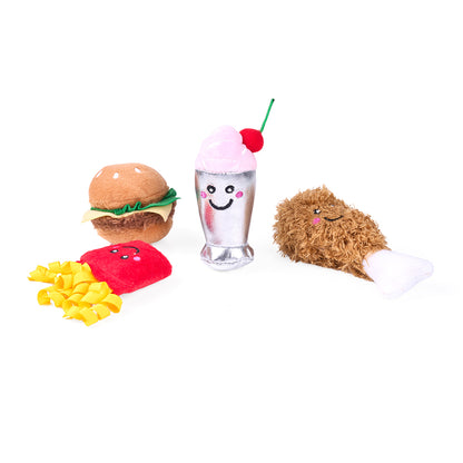 ZippyClaws® NomNomz® 4-Pack - Fast Food by ZippyPaws