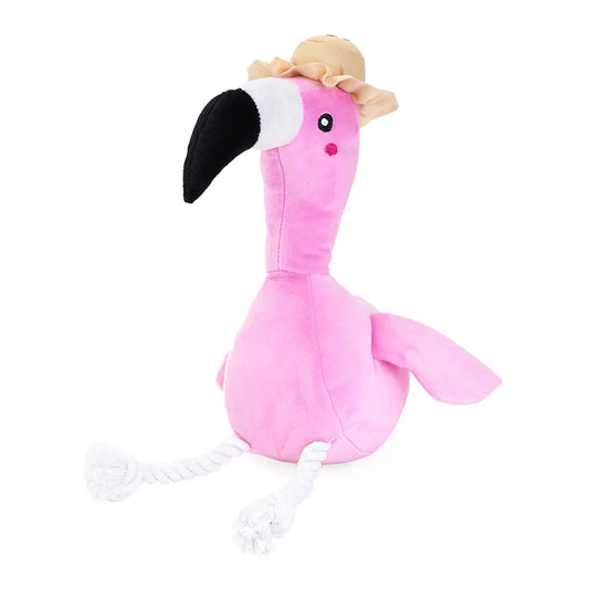 ZippyPaws Playful Pal-Freya the Flamingo