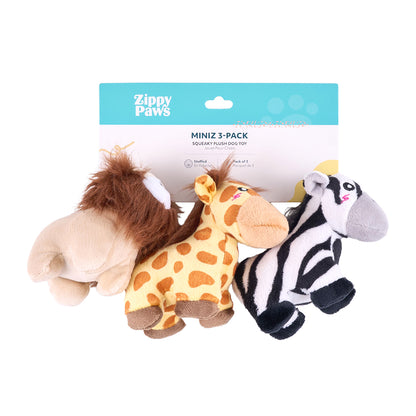 Miniz 3-Pack - Jungle Safari by ZippyPaws