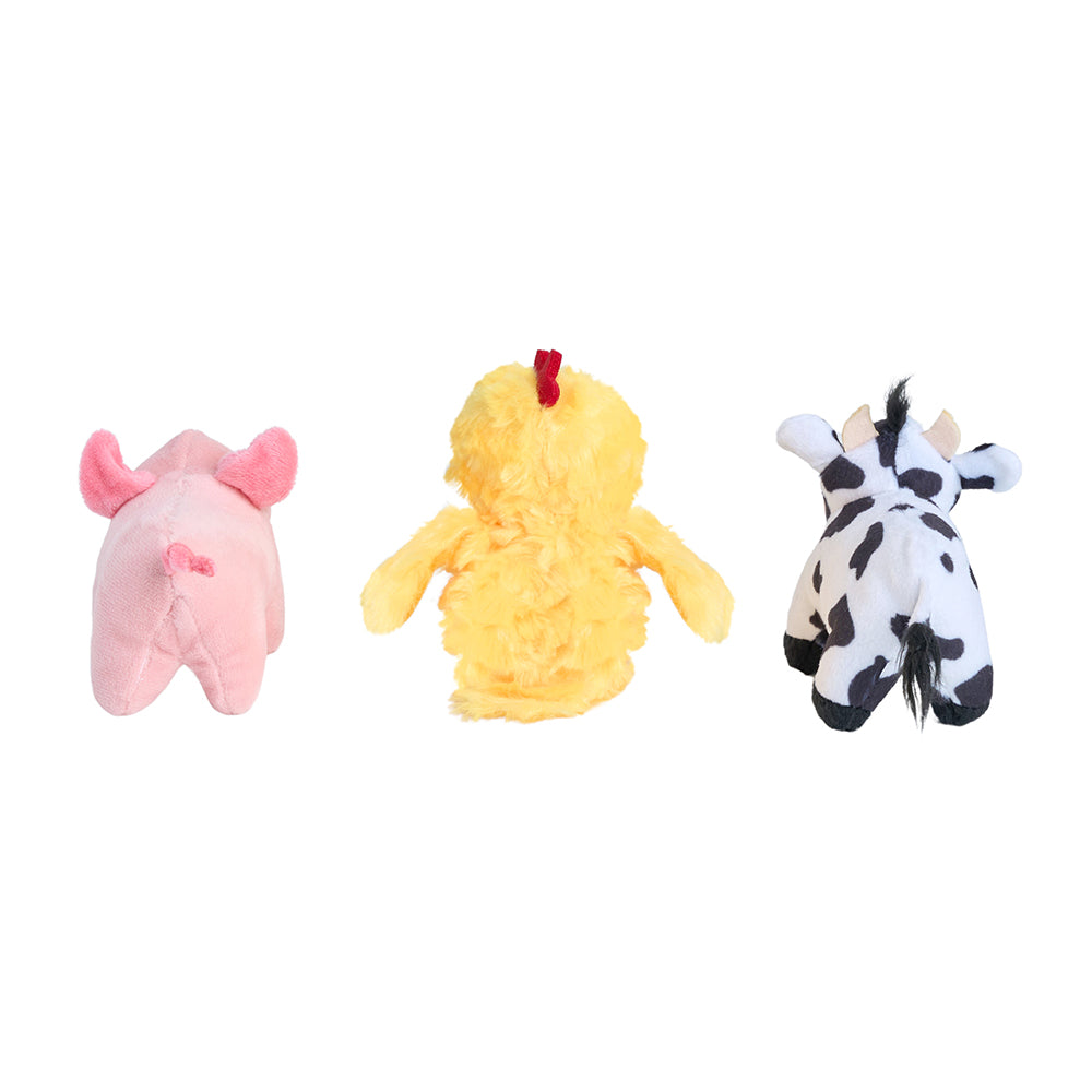 Miniz 3-Pack - Barnyard Friends by ZippyPaws