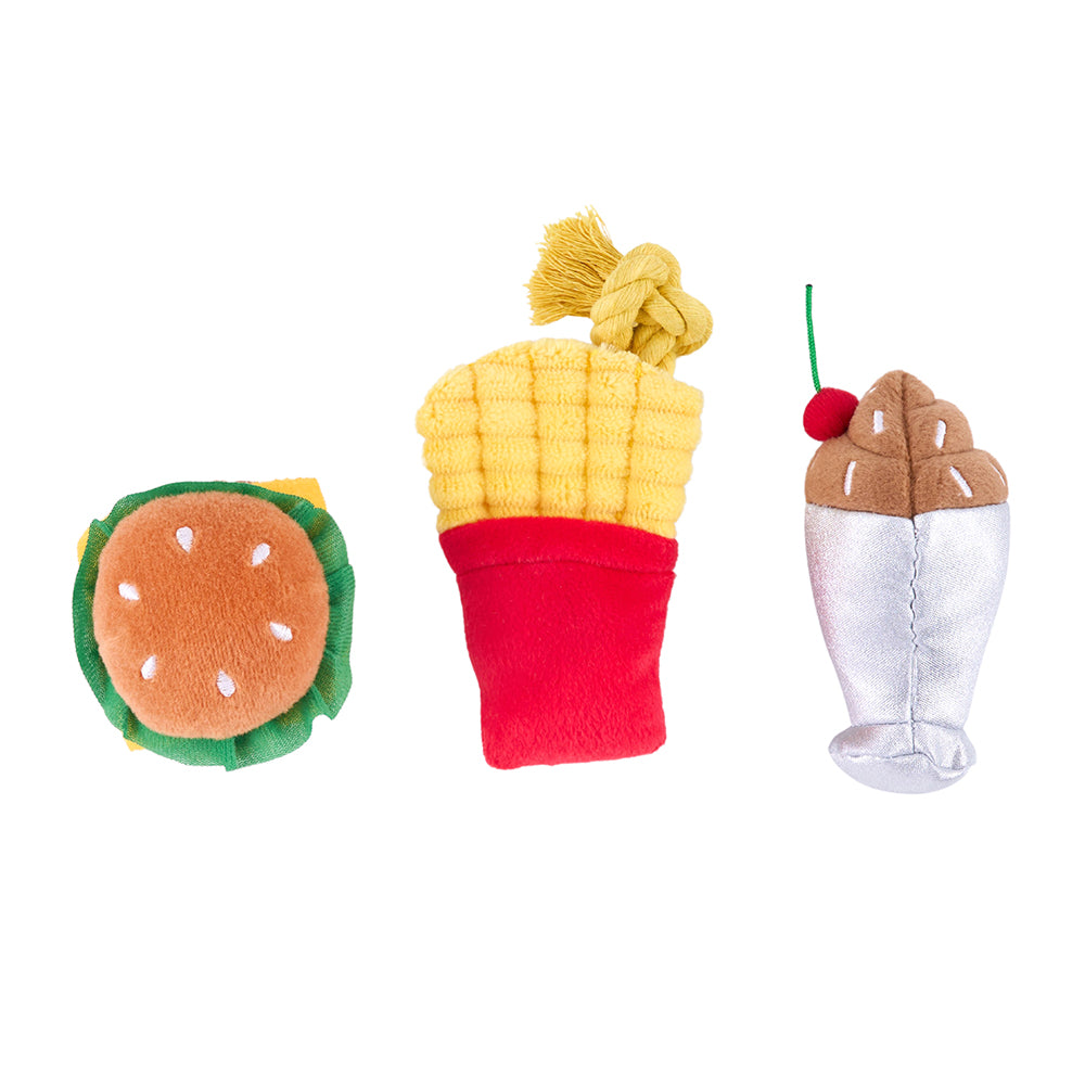 Miniz 3-Pack - Fast Foods by ZippyPaws