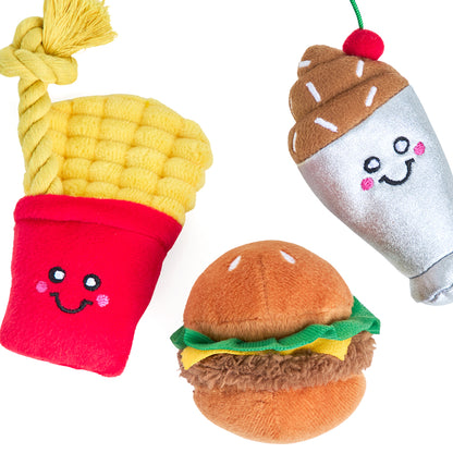 Miniz 3-Pack - Fast Foods by ZippyPaws