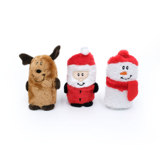 Holiday Squeakie Buddie - 3-Pack by ZippyPaws