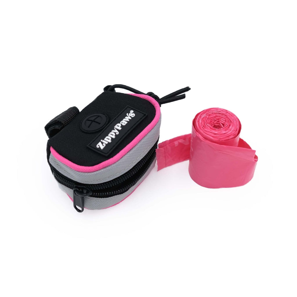 ZippyPaws Leash Bag Dispenser Hibiscus Pink by ZippyPaws