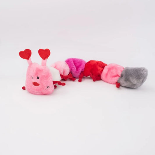 ZippyPaws Valentine Caterpillar Large