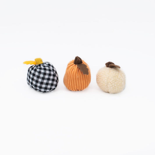 Halloween Miniz 3-Pack - Gourds by ZippyPaws