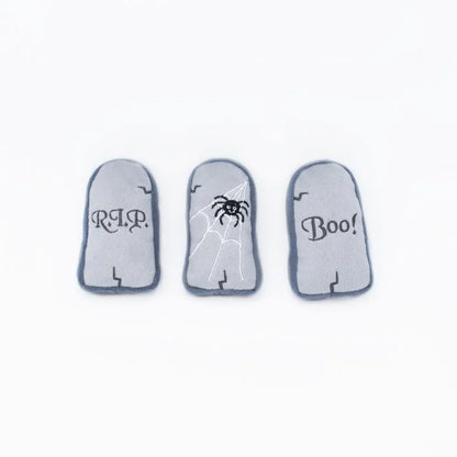 Zippypaws Halloween Miniz 3 Packs Tombstones