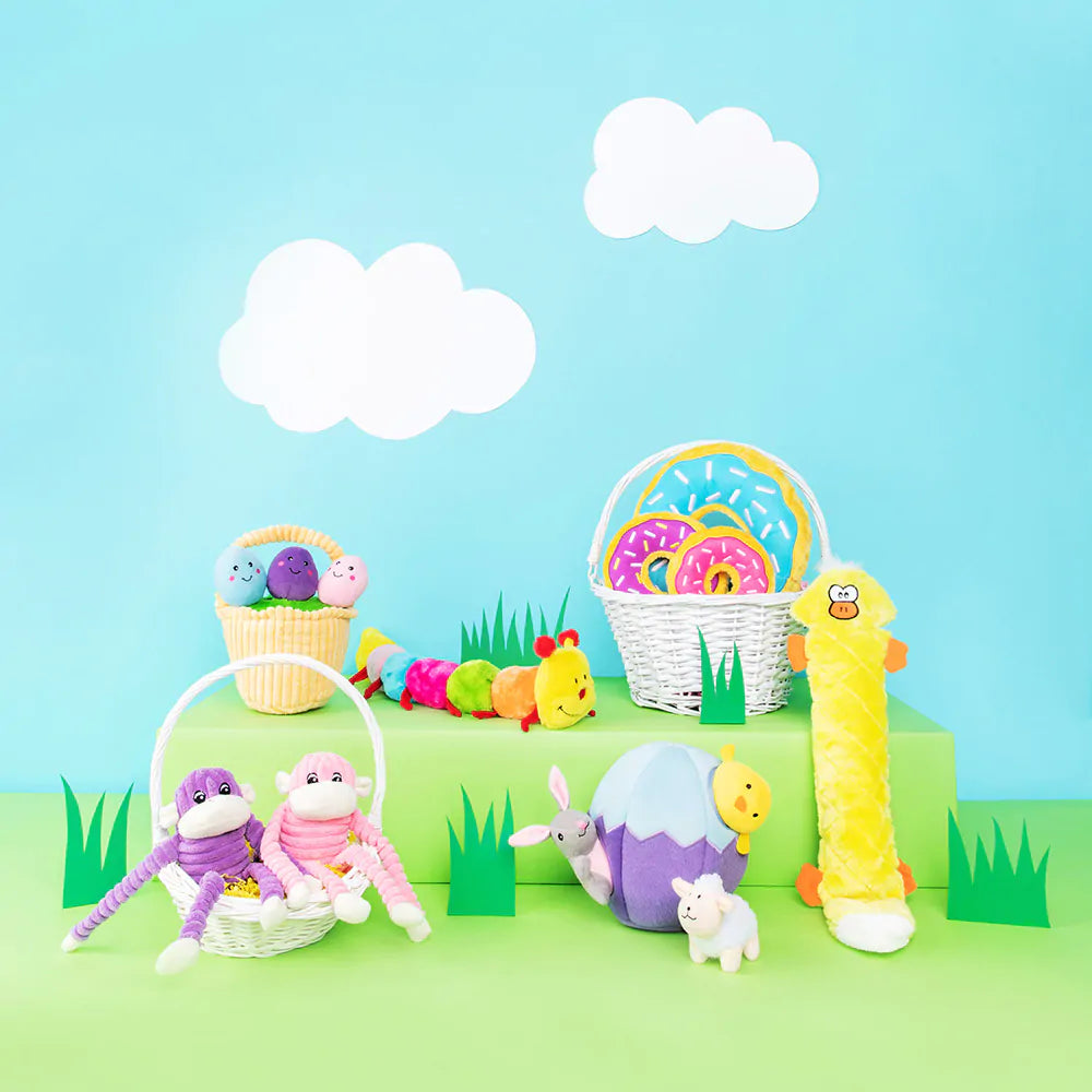 ZippyPaws Easter Miniz Donut 3pk