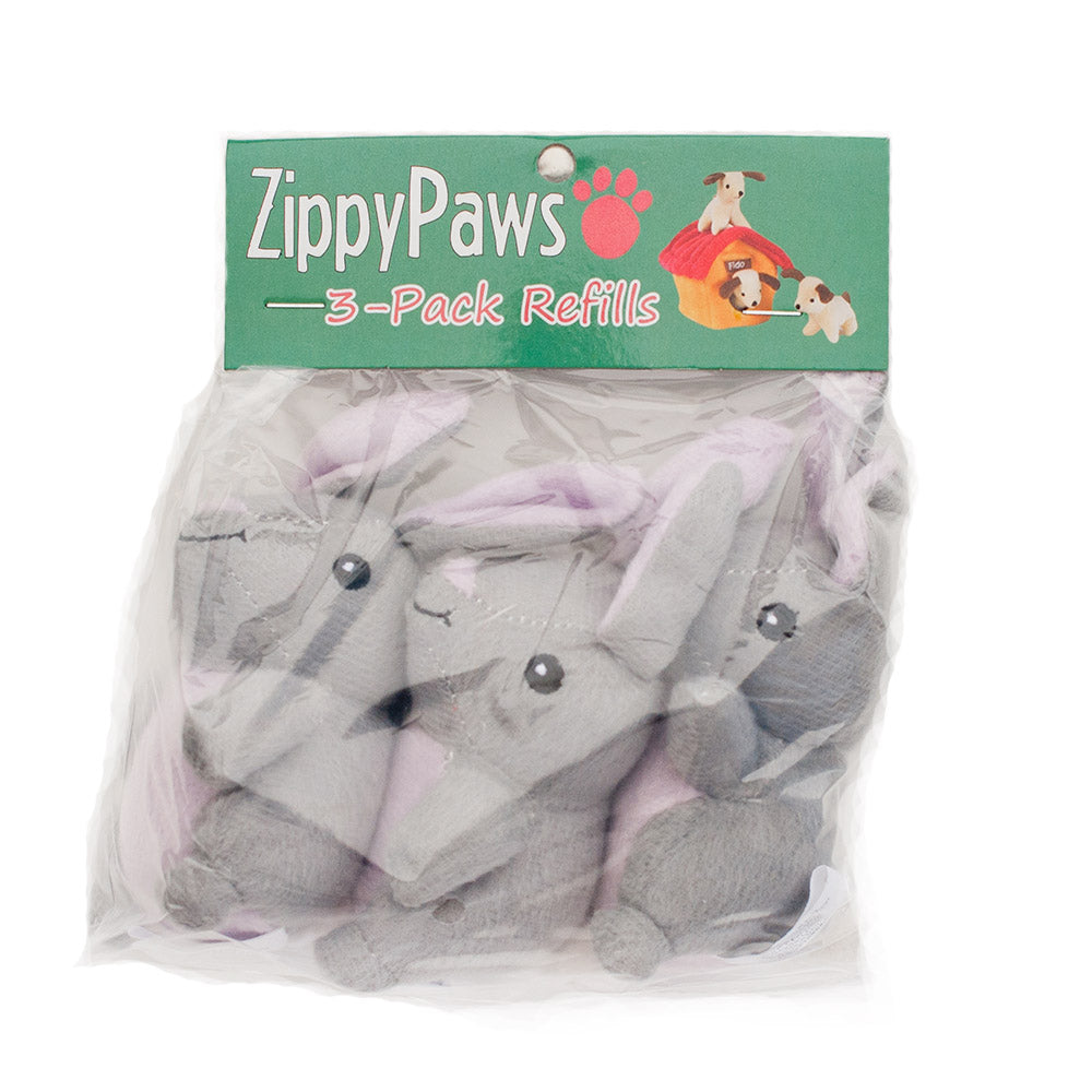 Miniz 3-Pack - Bunnies by ZippyPaws