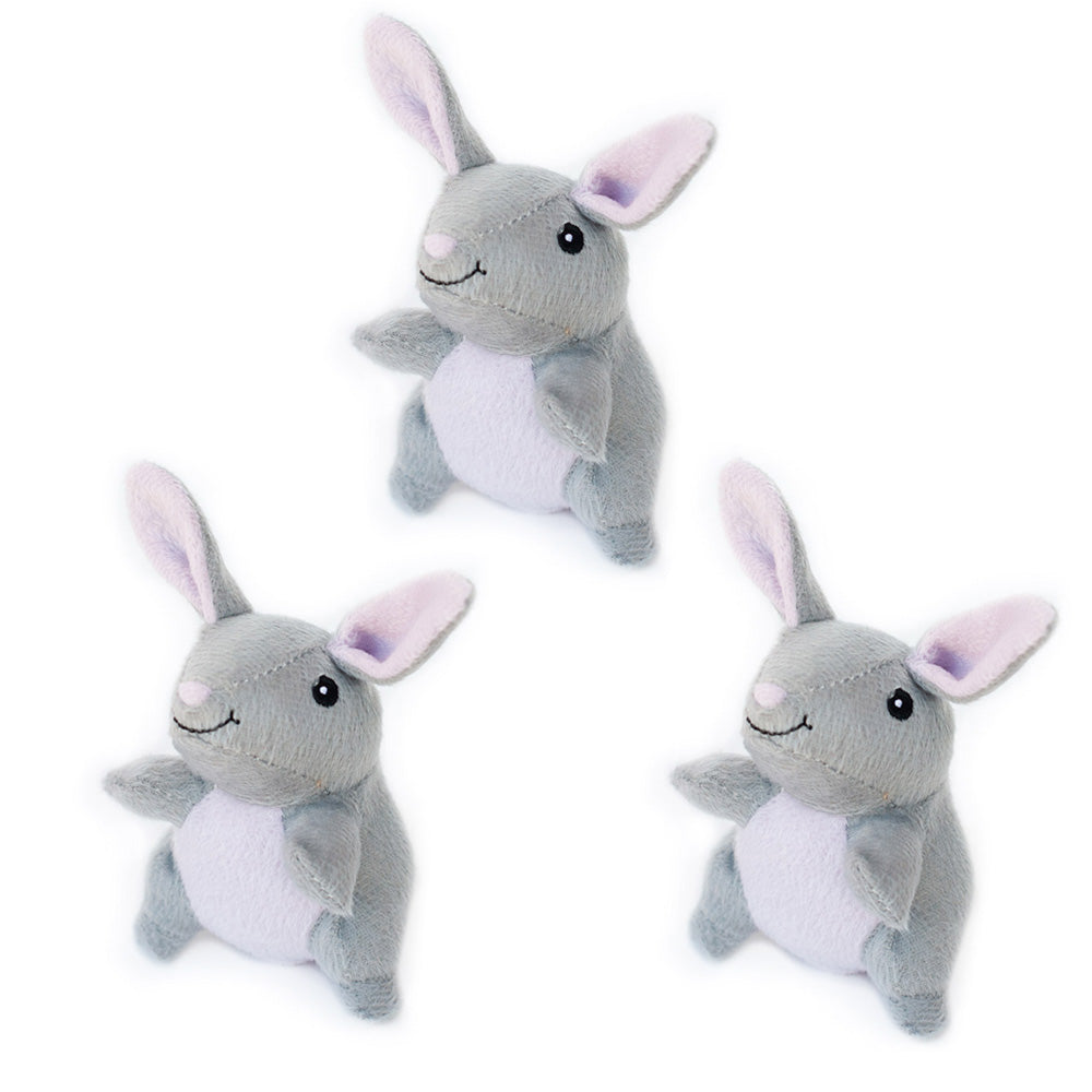 Miniz 3-Pack - Bunnies by ZippyPaws